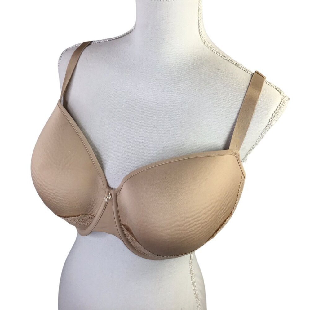 Third Love  ThirdLove 24/7 Lace Detail T Shirt Bra 36 G Beige Nude Underwire